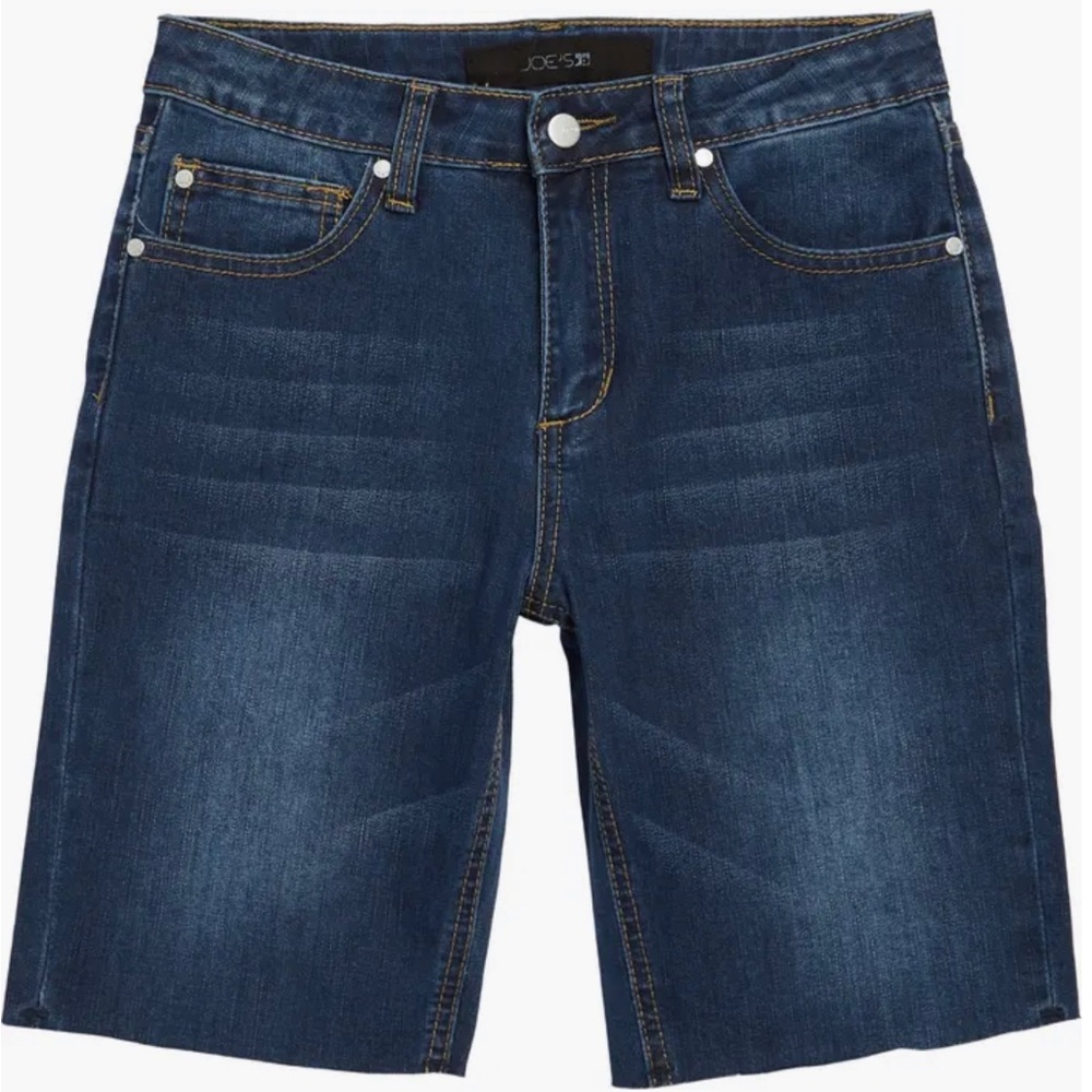 Boys “Joe’s Jeans” Straight & Narrow Britton Raw Hem Jean Short